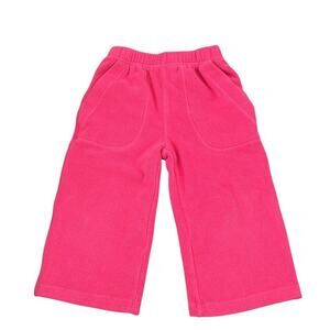 Hanna Andersson Girl's Fleece Pink Pull On Pants Size 90